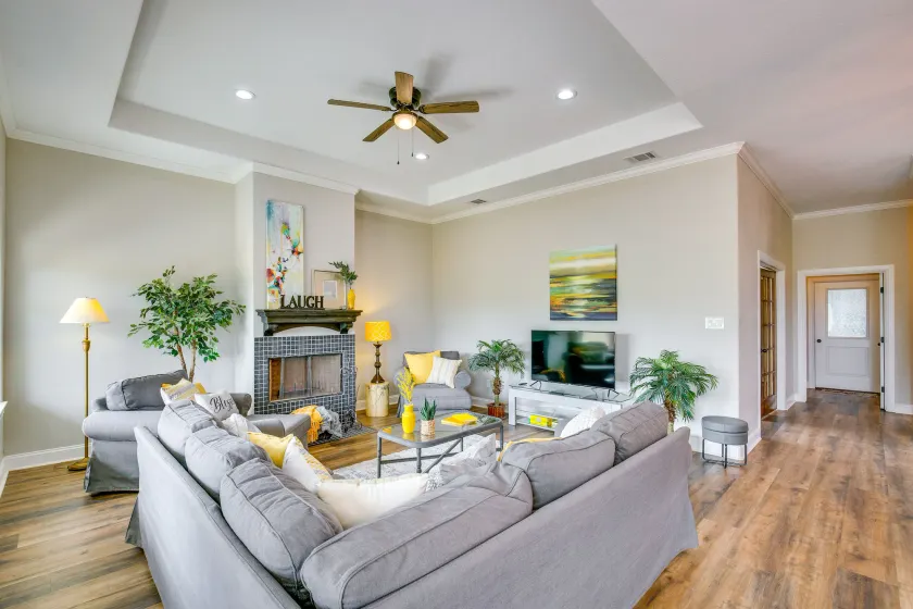 Covered Patio & Yard: Texas Escape in Keene - Image 1