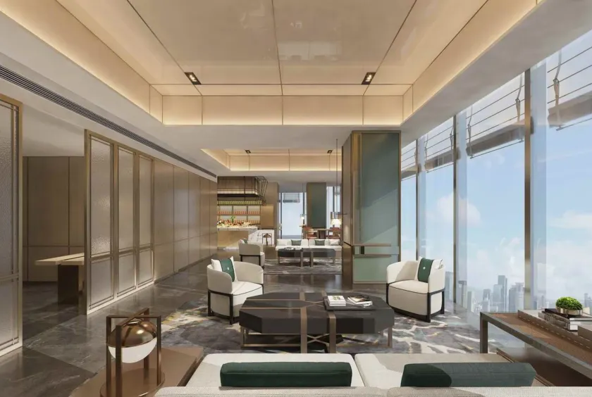 HUALUXE Xi'an Chanba by IHG - Vestíbulo