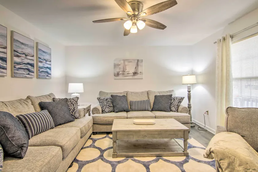 Pool Access + Fire Pit: Ocean Pines Retreat! - Interior