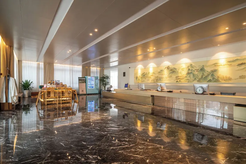Yangzhou Seclusive Life Hot Spring Resort - Sitzecke in der Lobby