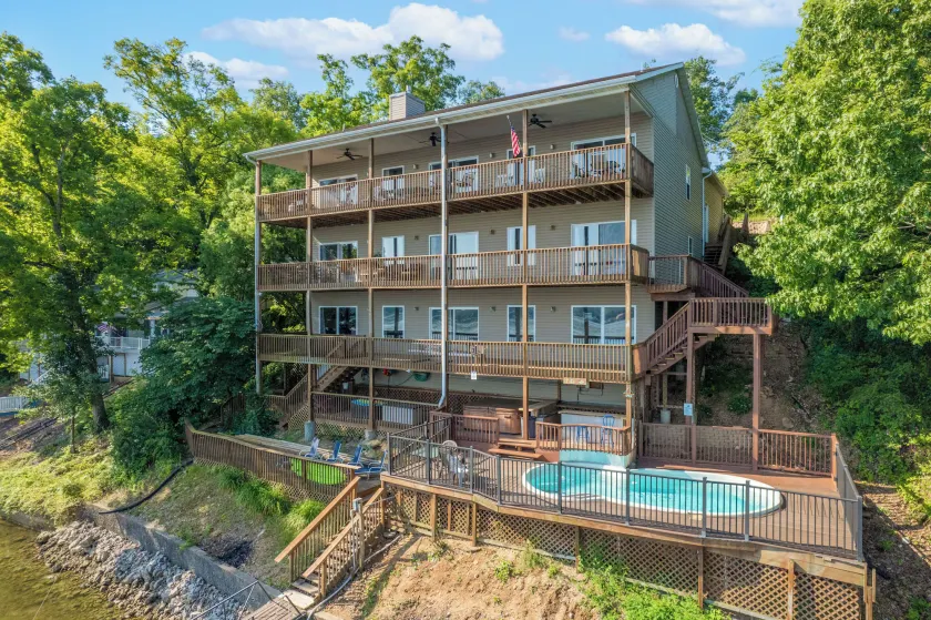 Lakefront Ozarks Home: Tiki Bar, Pool, Deck, Views - Image 1