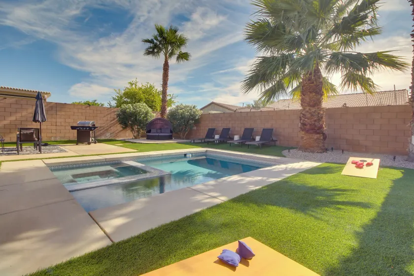 Game Room, Hot Tub & Gas Grill: Chic Indio Oasis! - Image 1