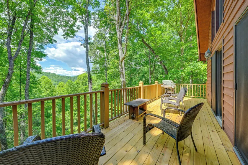 Mountain-view Robbinsville Cabin w/ Hot Tub! - Interiör