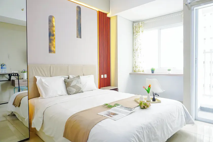 Wood Accent Studio At Royal Sentul Park Apartment - Image 1