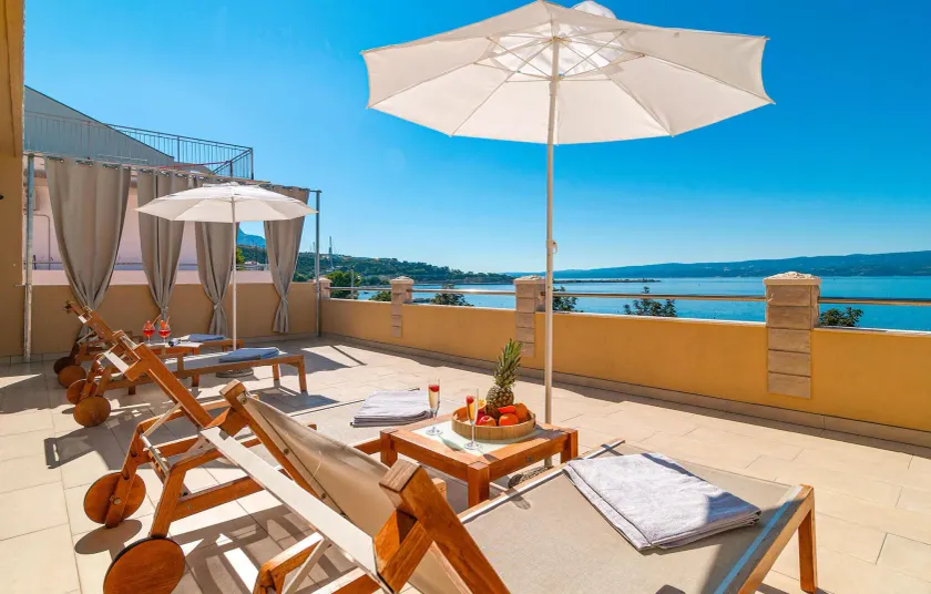 Amazing Apartment In Dugi Rat With House Sea View - Image 1