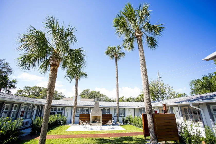 The Hotel Palms Courtyard - Image 1