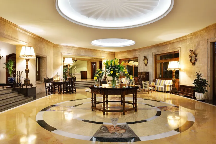 Hostal de la Gavina GL - The Leading Hotels of the World - Entrée intérieure