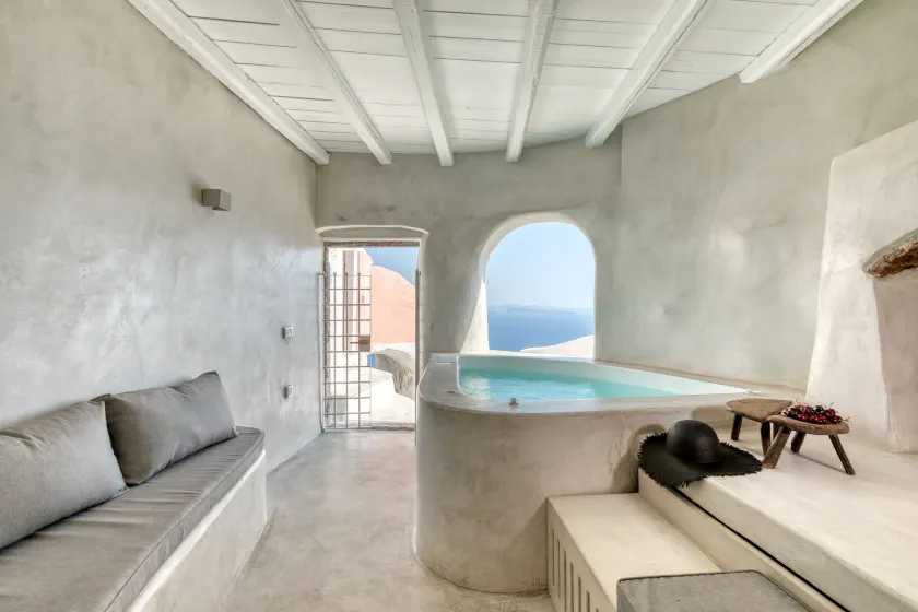 Marble Sun Villa with Jacuzzi by Caldera Houses - Image 1