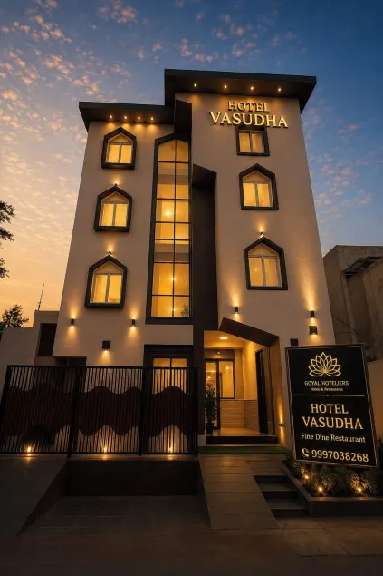 Goyal Hotelirs - Hotel Vasudha Near Prem Mandir, Vrindavan - Image 1