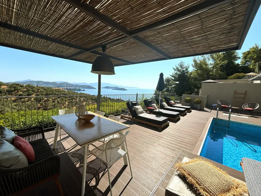 Superior 3-Bedroom Villa Cassiope with Private Pool and Breathtaking Sea Views - Image 1