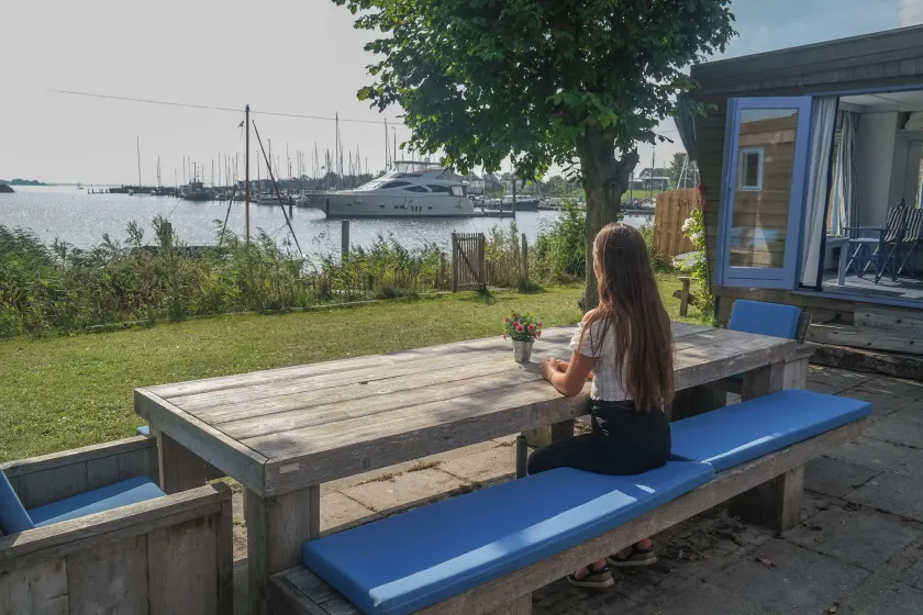 8 Pers Chalet Carla in Front of the Lauwersmeer and own Fishing Pier - Image 1
