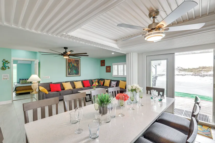 Breezy ‘White Sands House’ Steps to Gulf Shore! - Image 1