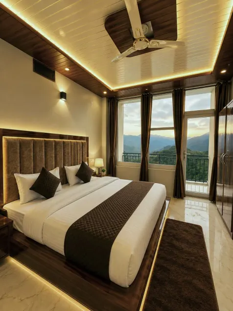 Hotel Himalayan Heaven - A Most Luxury & Best Mountain View Hotel In Mussoorie By lilly - Zimmer