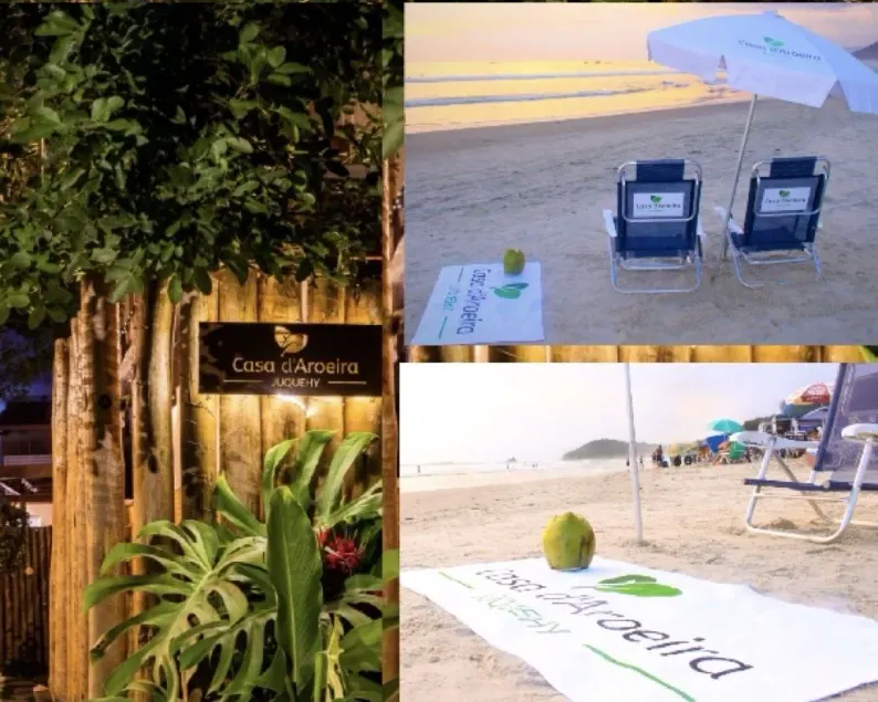 Casa d'Aroeira Residencial Boutique - Centro de Juqueí - Perto de Tudo - 2 quadras do Mar - Serviço de Praia - Roupa de Cama 600 fios algodão Egípcio - Tudo Novo - Estacionamento Interno - Cozinha - Consulte unidades com Ofurô Hidro e Cromoterapia - Image 1