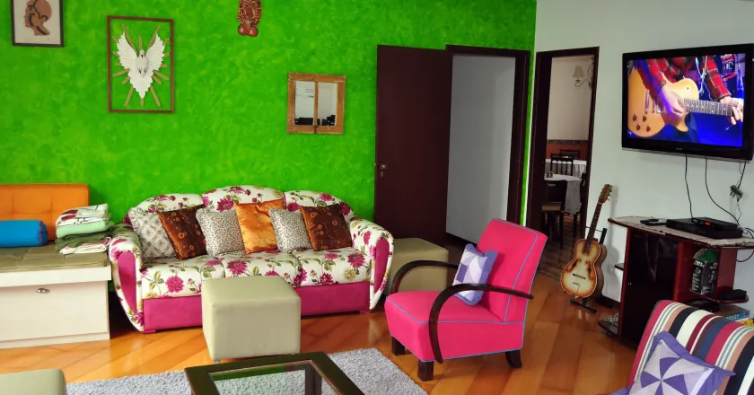 Curitiba Casa Hostel - Lobby sitting area