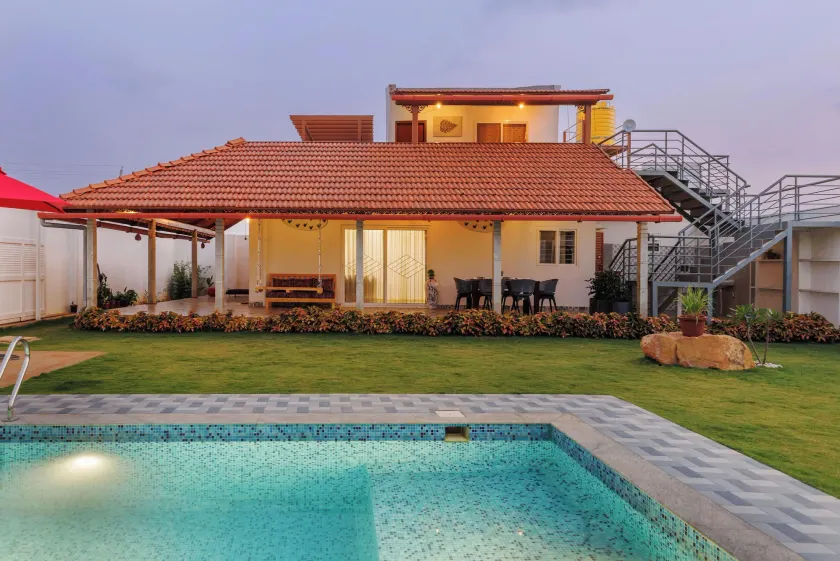 Dew Drop Villa by StayJade 3BHKPvt Pool Garden - Image 1