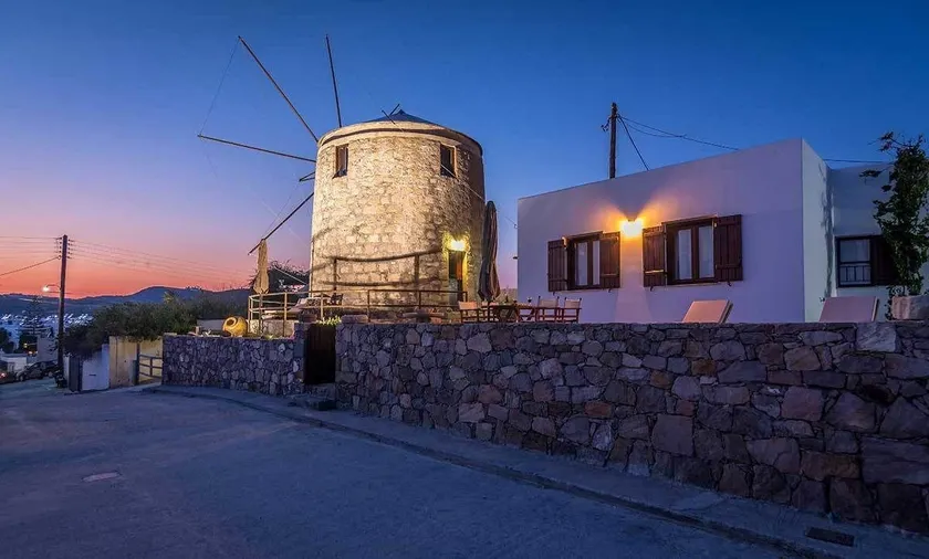 Windmill in Milos Port - Image 1