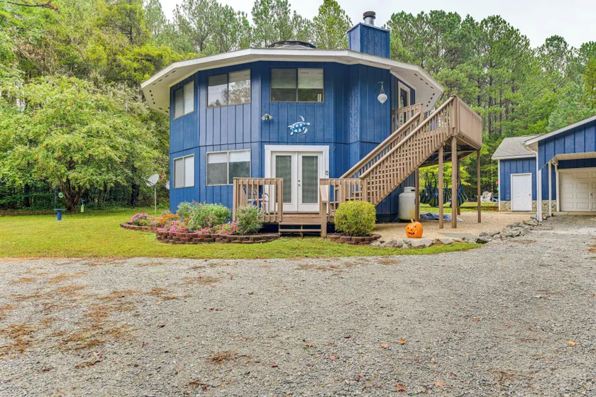 Near Lake Gaston: Unique Home w/ Deck & Fire Pit! - Image 1