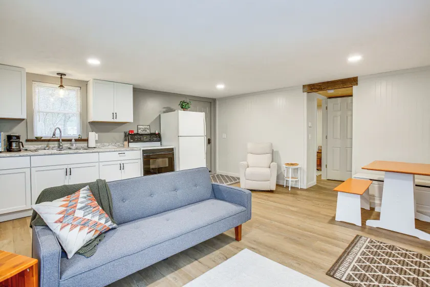 Updated Wellston Cabin, Walk to Lake Beach + Dock! - Image 1