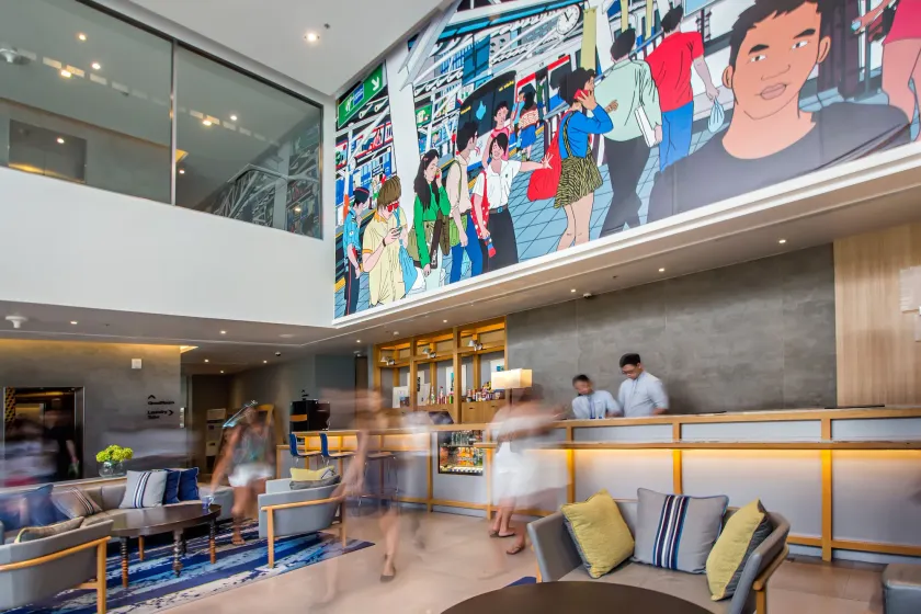 Holiday Inn Express Bangkok Sathorn by IHG - Vestíbulo