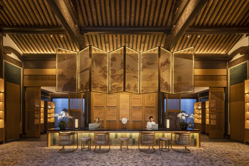 Yihe lake shore Hotspring - Reception