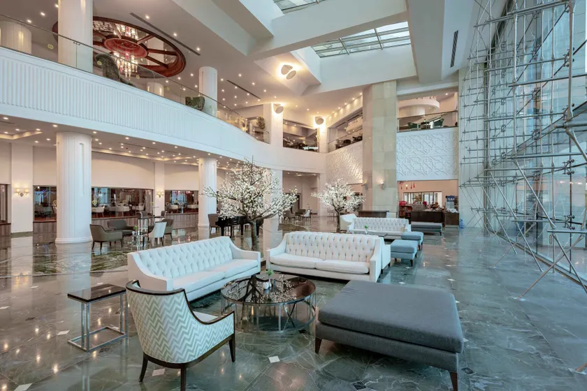 Euphoria Aegean Resort & Spa (Halal Hotel) - Lobby sitting area