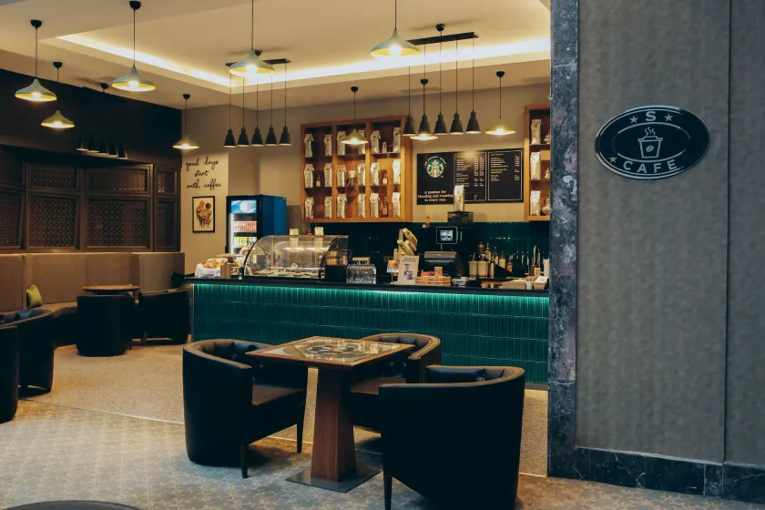 Tugcan Hotel - Salón en el vestíbulo