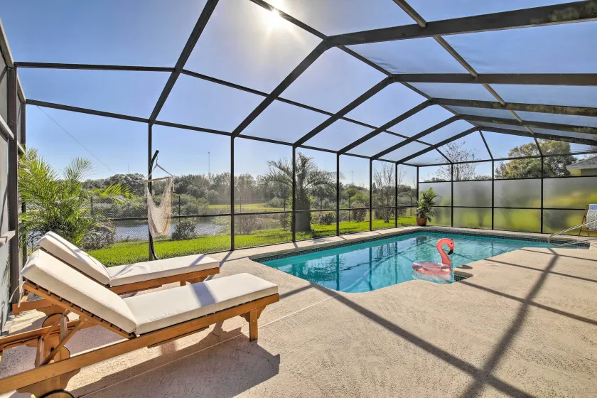 Bright & Sunny Riverview Oasis w/ Pool & Pond - Image 1
