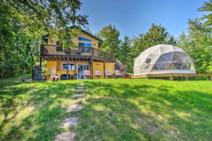 Big Lake Getaway w/ Private Beach + Fire Pit! - Image 1