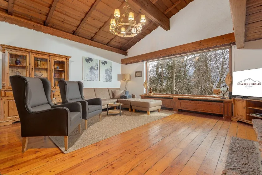 Luxus Ferienhaus Salzburg Chalet mit Pool, Sauna, Whirlpool, Kamin - Image 1