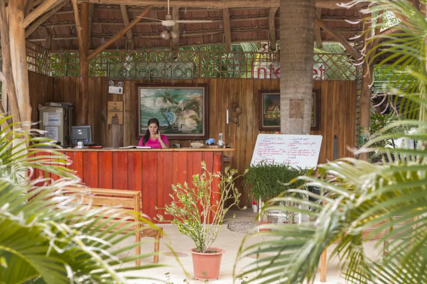 Hotel Nany - Check-in/check-out kiosk