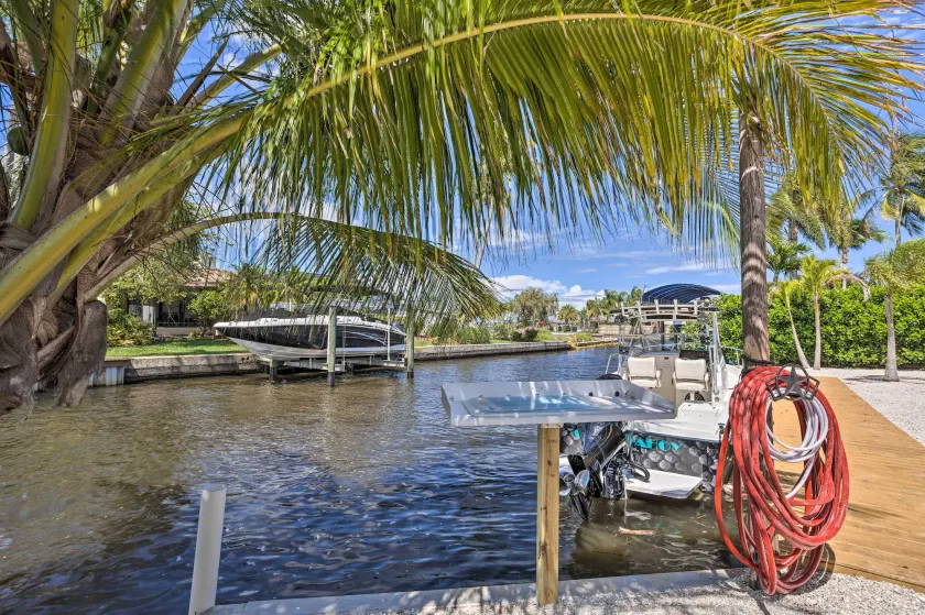 Palm City Canalfront Home w/ Boat Dock & Fire Pit! - Image 1