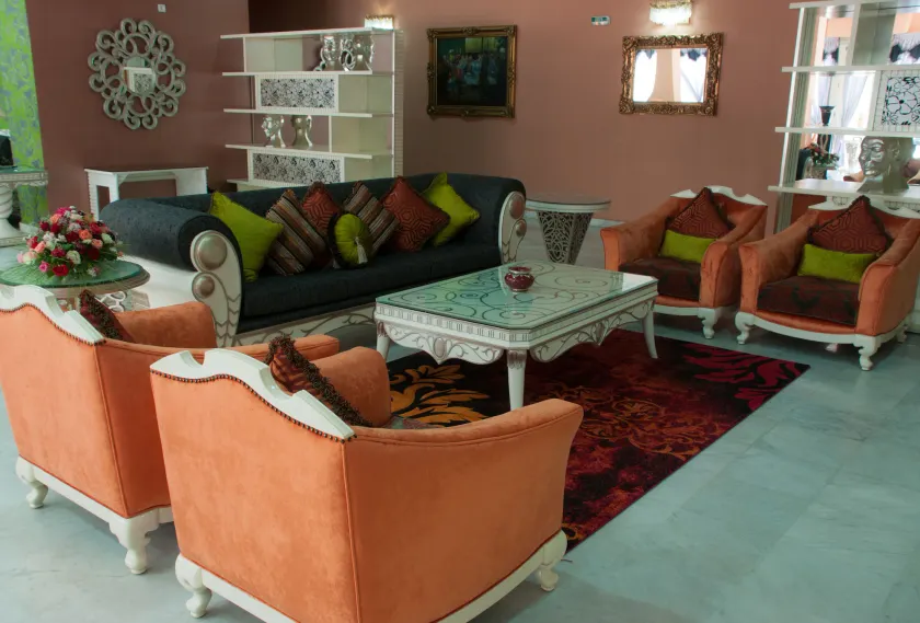 Royal Mirage Deluxe Marrakech - Coin salon dans le hall
