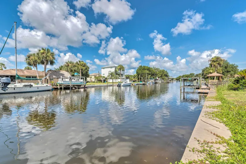 Waterfront Home on Canal w/ Dock & Pedal Boat! - Image 1