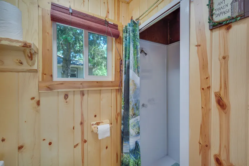 Lakefront Cabin w/ Dock, Fire Pits in Danbury! - Interior