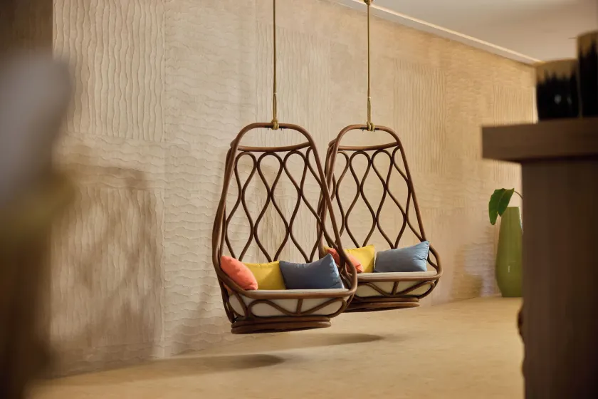 Cala San Miguel Hotel Ibiza - Coin salon dans le hall