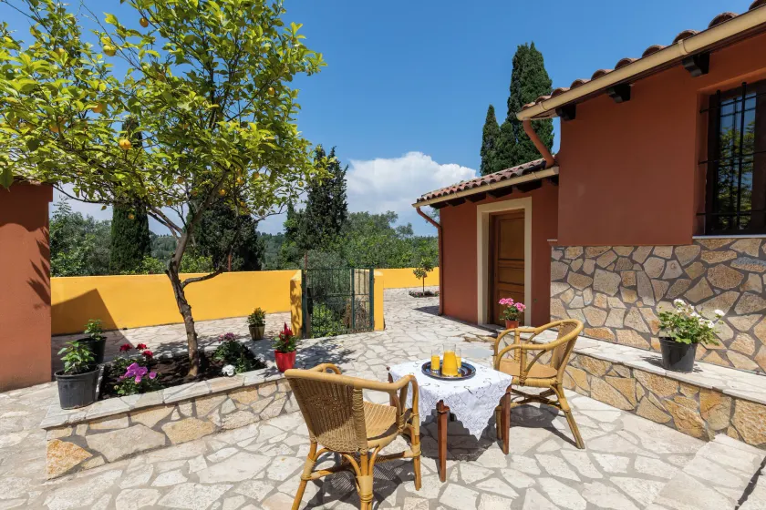 Charming Villa in a Traditional Village, 3 km From the Beach of Agios Gordios - Image 1