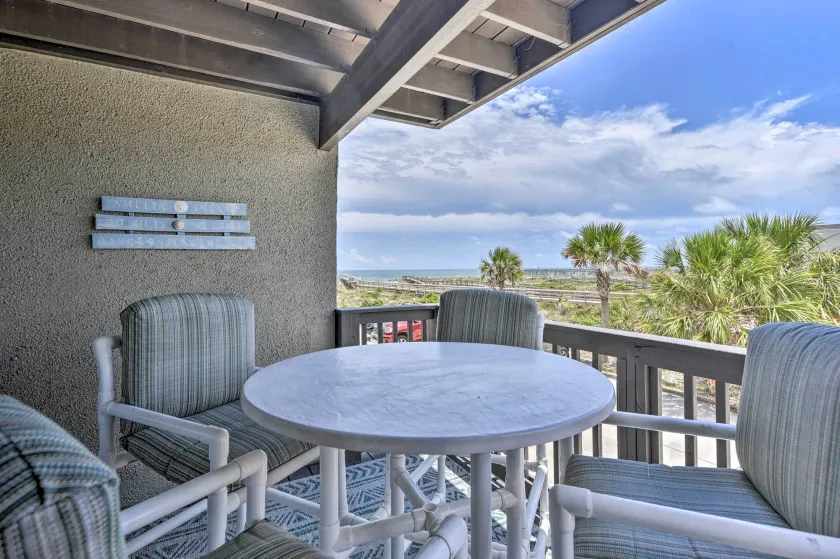 Condo Villas Oceanview Sand Dollar | Balcon | Piscine - Intérieur