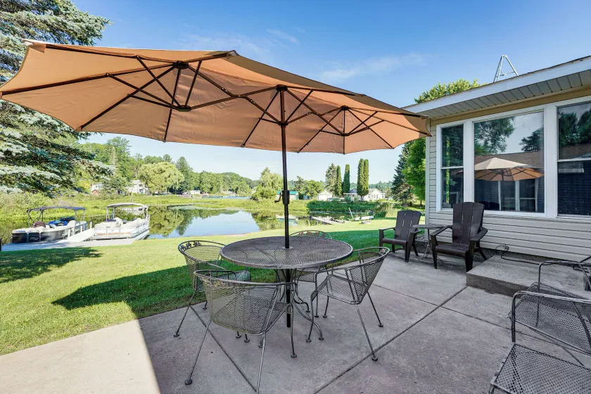 Waterfront Retreat w/ Dock & Yard in Reed City! - Image 1