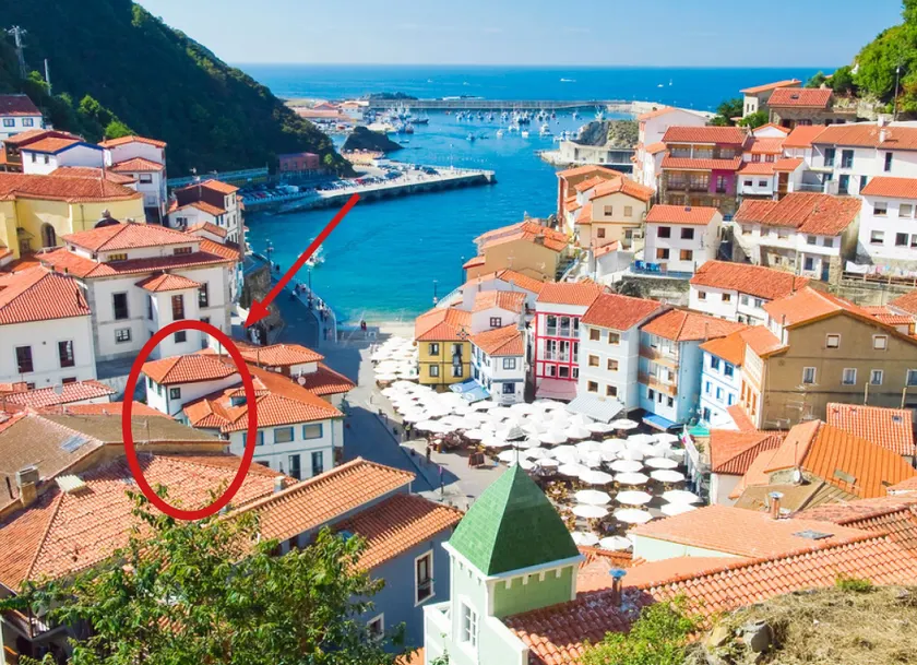 Det gamle palads tårn, km nul fra Cudillero, smag fra gamle tider - Image 1