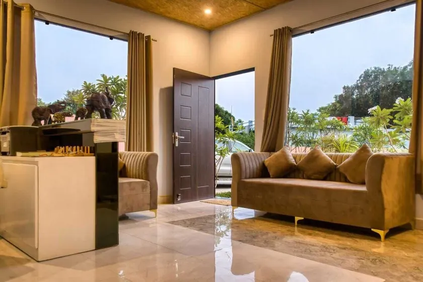 Corbett Earavat Resort - Haveudsigt