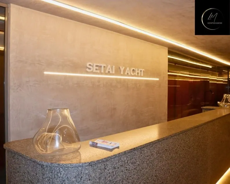 Setai Yacth, Flat para até 03 pessoas a beira mar do Cabo Branco - Lobby