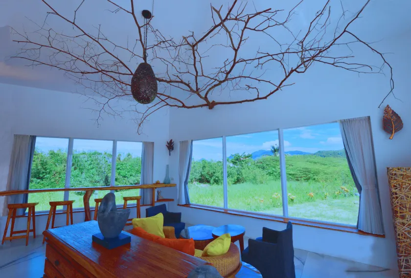 白色海芋Villa - Rezeption