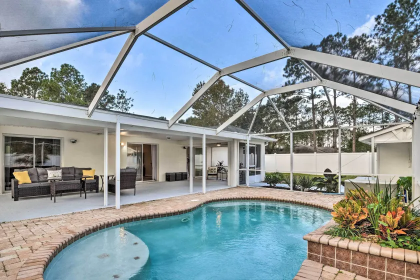 Palm Coast Retreat w/ Lanai < 8 Mi to Beach! - Image 1