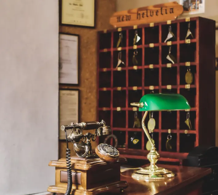 New Helvetia Historic Hotel - Rezeption