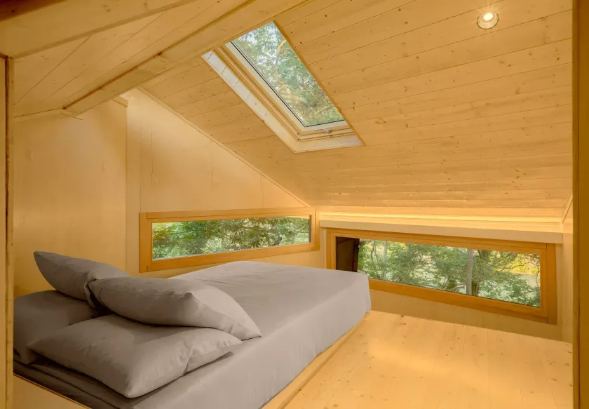 Aoos river Treehouse - Chambre