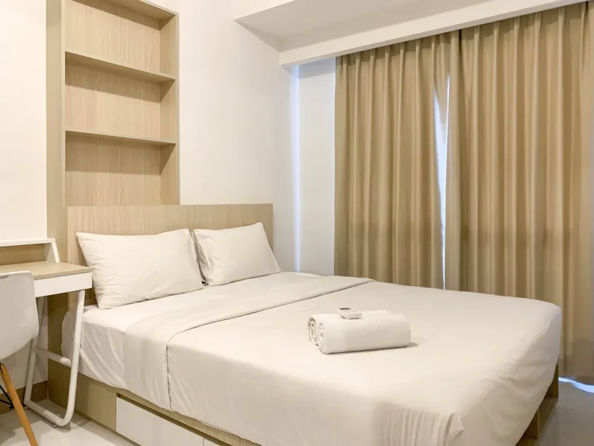 Homey And Functional 2Br Tokyo Riverside Pik 2 Apartment - Chambre