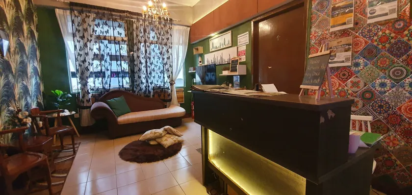 Escape Backpackers KK - Coin salon dans le hall