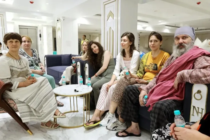 Hotel Namaste Hindustan Just a Minute Away From New Delhi Railway Station and Connaught place - Réception
