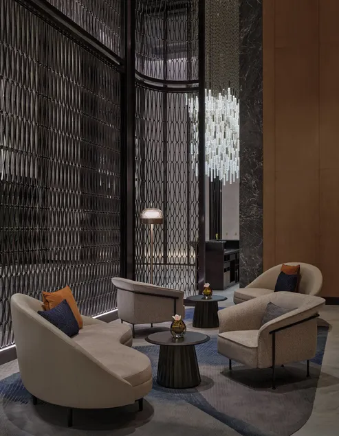 InterContinental Shenzhen WECC by IHG Qianhai Snow World - Sitzecke in der Lobby
